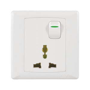 Mep Smart 3 Pin Universal Socket with Switch