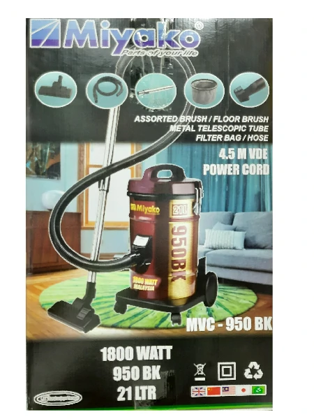 Miyako 21L Vacuum Cleaner with Blower Function, 950BK
