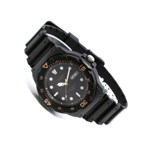 Casio MRW-200H-1EVDF Blue Leather Casual Watch for Men