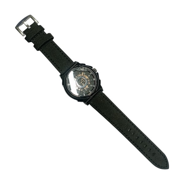 Signature Trendy Men Watch (Black )