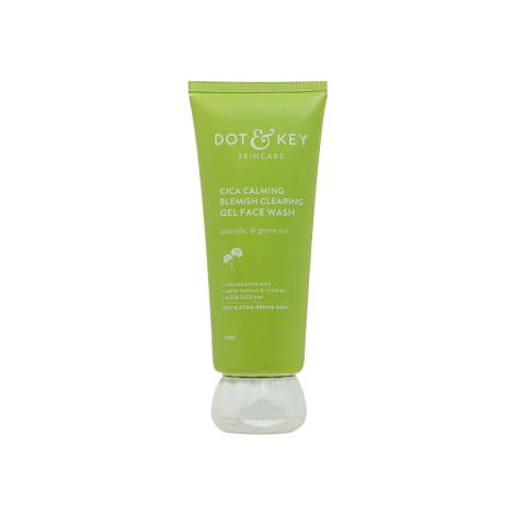 Dot & Key Cica Calming Blemish Clearing Gel Face Wash 100ml (India)