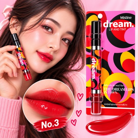 Mistine Dream Lip and Tint Red No.03 4.7g (Thailand)