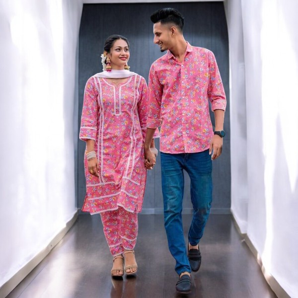Shirt and Two Piece Couple Set