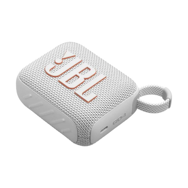 JBL GO 4 White Portable Bluetooth Speaker