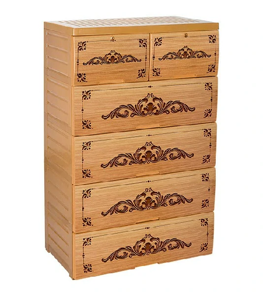 Classic Wardrobe (Double-5D) Woodish TEL