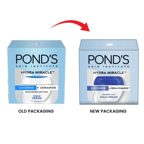 Pond's Hydra Miracle Glycerin + Cera-Hyamino Barrier Care Cold Cream 100ml (India)