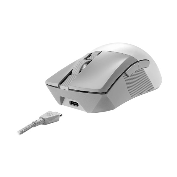 Asus ROG Gladius III RGB Wireless Moonlight White Gaming Mouse #P711 ROG GIII WL AIMPOINT/WHT