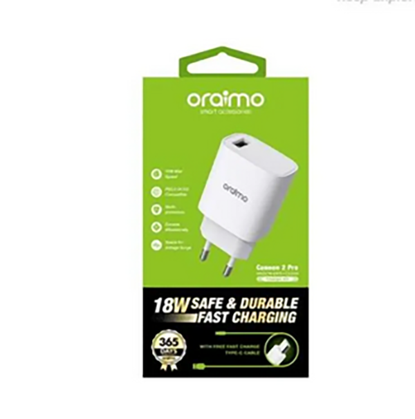 Oraimo Canon 2 Pro 18W Fast Charger Kit