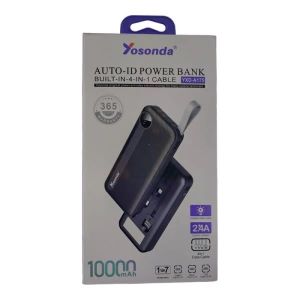 Power Bank YOSANDA Original 10000 mAh 2.4A 4in1 1To 7 A175