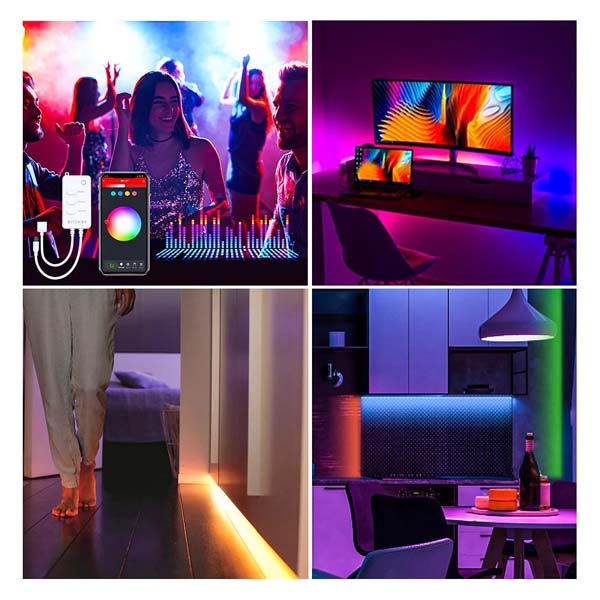 BlitzWolf BW-LT34 5M WiFi RGB Music LED Strip Kit
