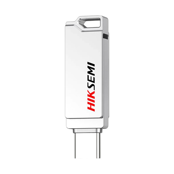 Hiksemi Sync HS-USB-E327C 32GB USB 3.2 & Type-C Silver Pen Drive