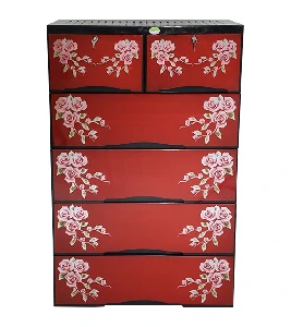 Wardrobe HD print 5D WD -Red Rose-TEL