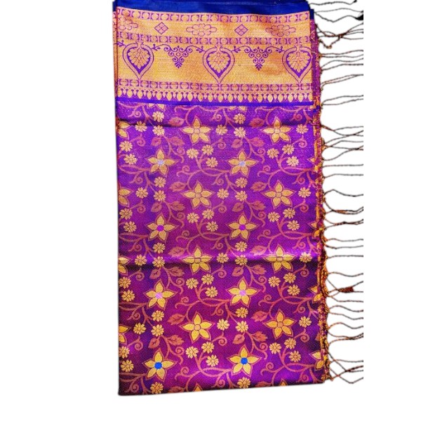 Soft silk katan sharee