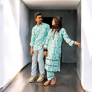 Shirt and Two Piece Couple Set