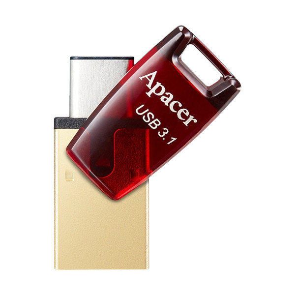 Apacer AH180 32GB USB 3.1 Type-C OTG Red RP Pen Drive