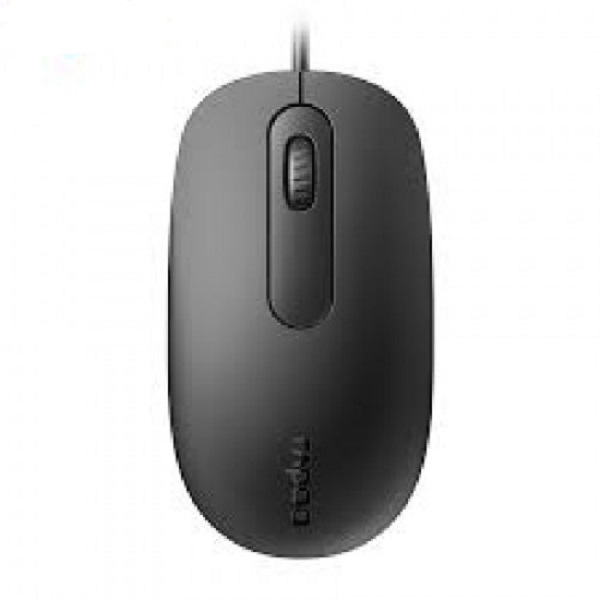 Rapoo N200 Wired Optical Mouse – Black Color