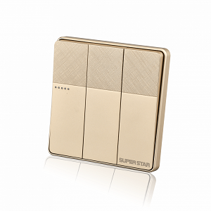 Super Star Gold Ray 3 Gang Switch