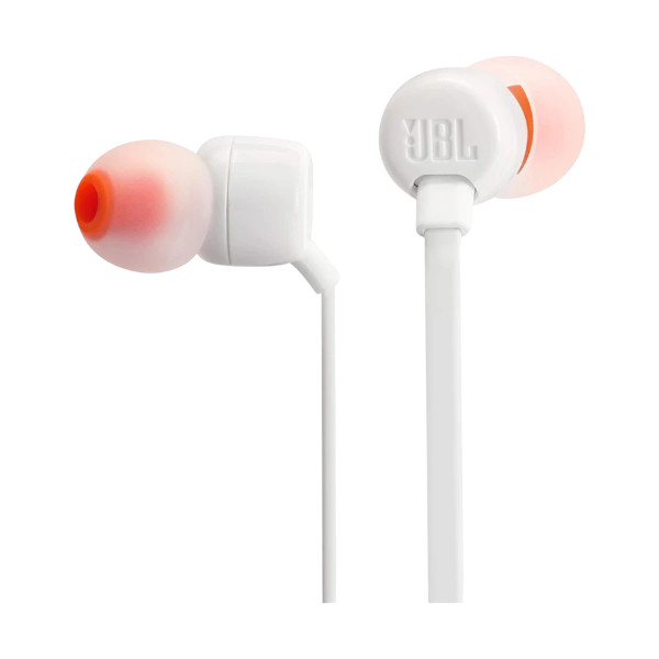 JBL TUNE 110 Wired In-Ear White Earphone