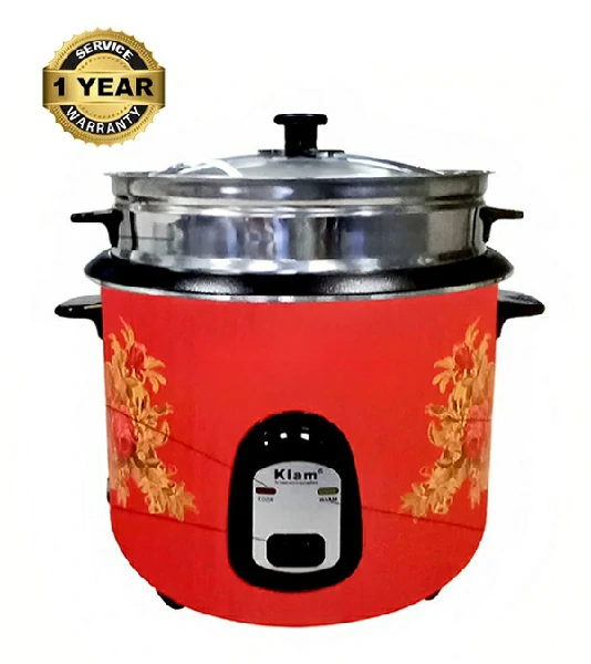 Kiam SFB-5704 2.8 liter Stainless Steel + Non-Stick Double Pot Rice Cooker