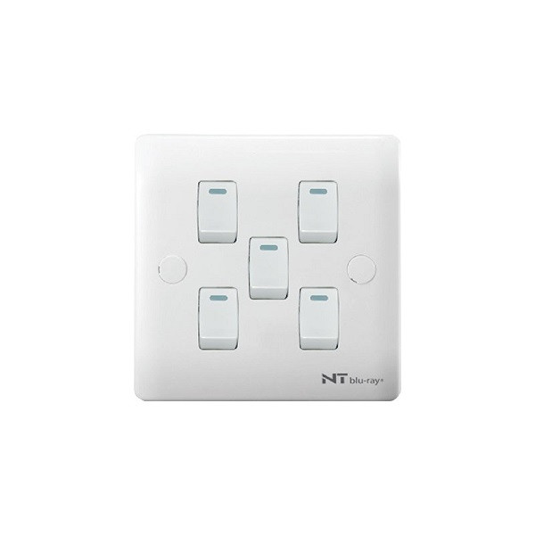 NT blu-ray Smart 16A 5 Gang Switch