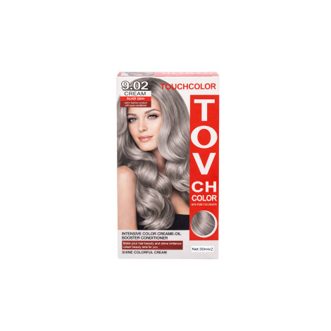 Tovch Hair color 30ml*2 - 9.02 Silver Grey (China)