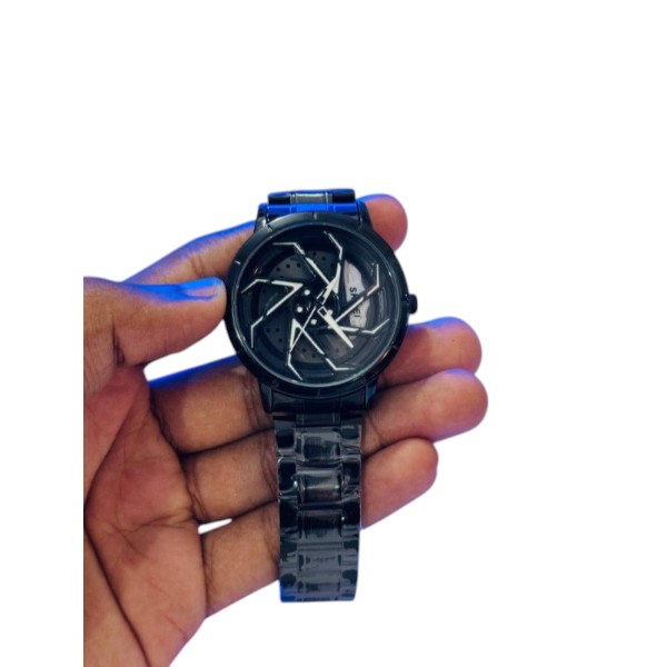 SKMEI 1787 Rotation Wheel Stainless Steel Watch for Men