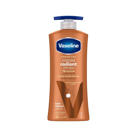Vaseline Intensive Care Cocoa Radiant 72H Moisture Body Lotion  725ml (UAE)