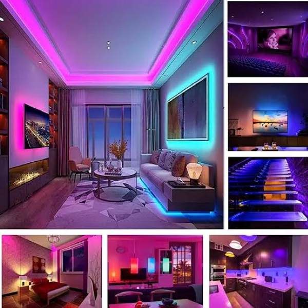 NNK LED Strip Light RGB Waterproof Remote Control Charging For Overall Home Decoration LED light