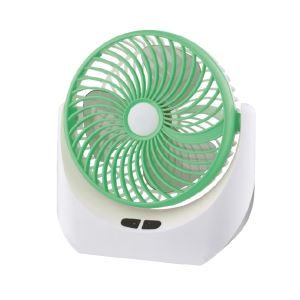 Lithium rechargeable mini table fan with LED light-1880