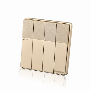 Super Star Gold Ray 4 Gang switch