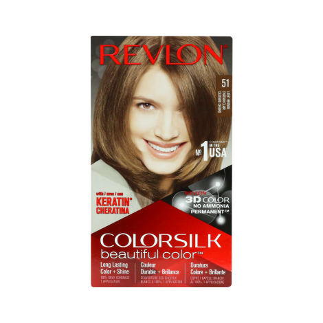 Revlon Colorslk Beautiful Hair Color - 51 Light Brown (USA)