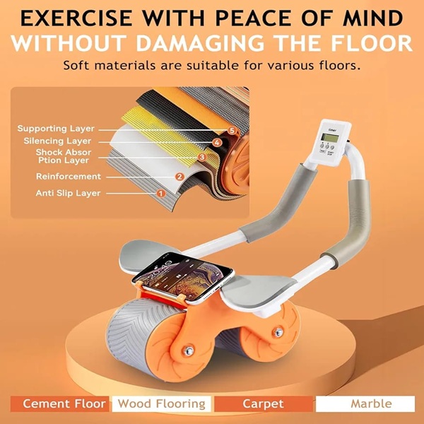 Elbow Support Automatic Rebound Roller Wheel