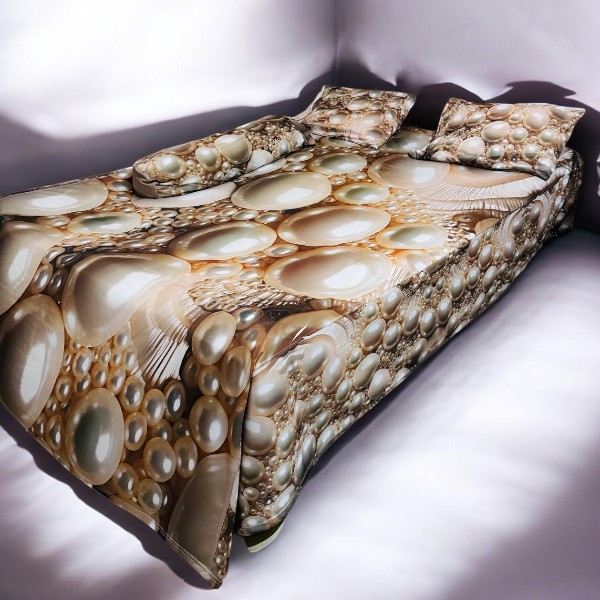 New China Premium 3D Design Bed Sheet