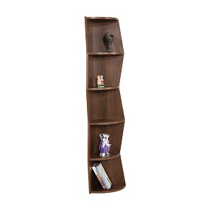 Regal Harper Laminated Board High Corner Showcase Antique