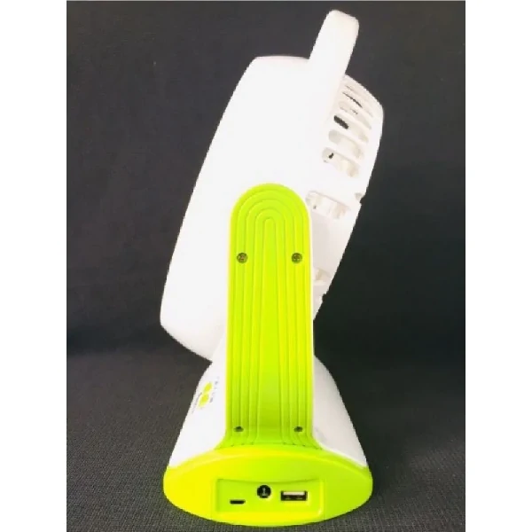 YG-729 Rechargeable AC/DC Fan with LED Light