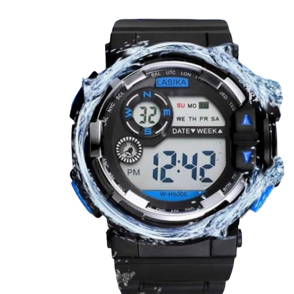 LASIKA W-H9006 Water Resistance/ Waterproof Silicon Digital Watch for Men