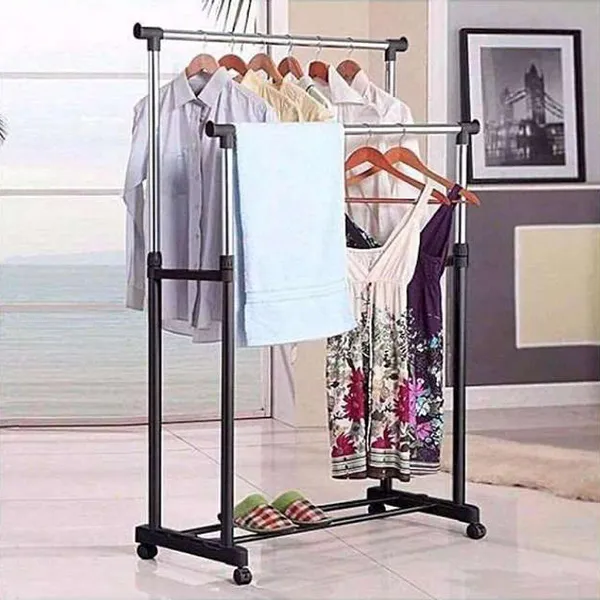 Double Pole Cloth Hanger Stainless Steel