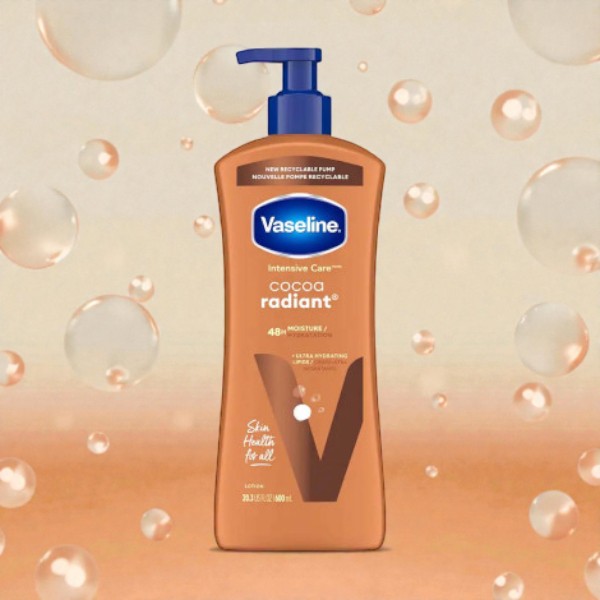 Vaseline Intensive Care Cocoa Rediant 48H Moisture Body Lotion 600ml (Canada)