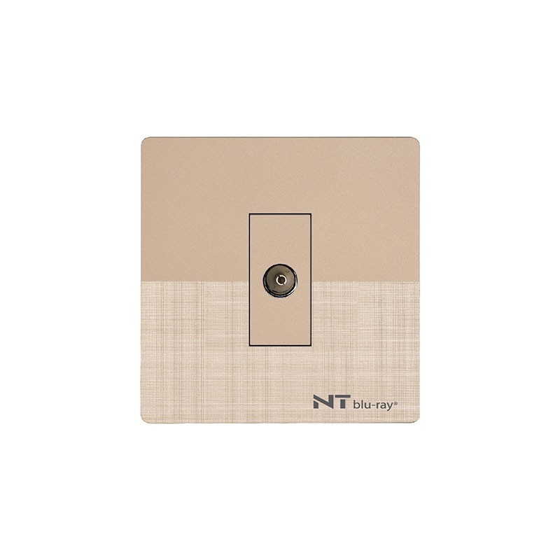 NT blu-ray Chrome Golden TV Socket