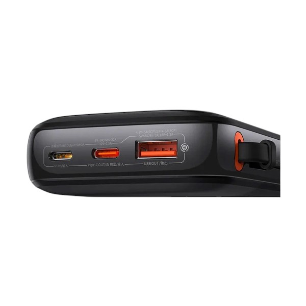 Baseus PPQD060101 Qpow Pro 10000mAh Black 22.5W Type-C Power Bank