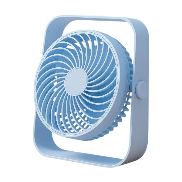 RTAKO D06 Desktop Dual-Layer Circulating Fan – Blue