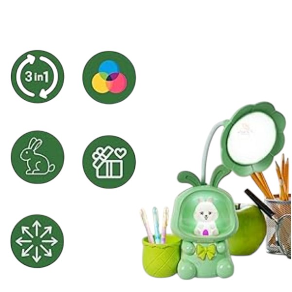 Cute Desk Lamp with Pen Holder