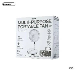 Remax F10 6.6-inch Multi-purpose Portable Fan With Remote