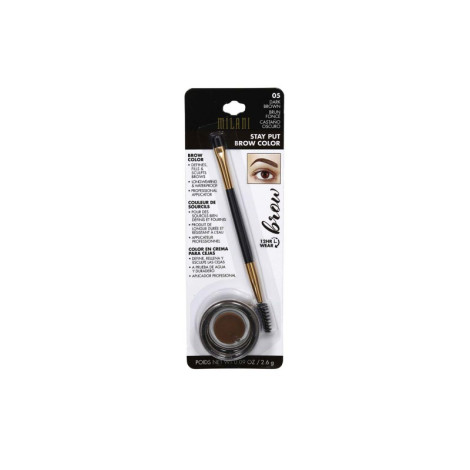 Milani Stay Put Brow Color- 05 Dark Brown (USA)