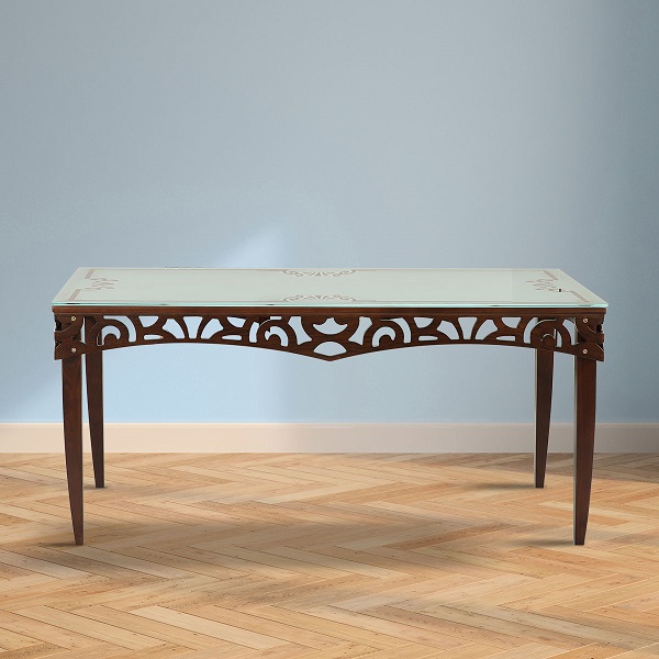 Regal Madonna Wooden Dining Table | TDH-306-3-1-20