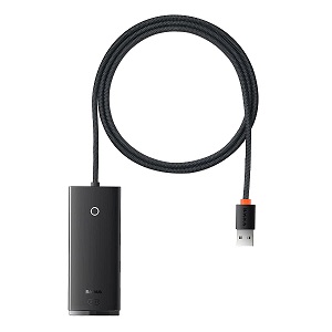 Baseus Hub Lite Series 4-Port 1M 4X USB 3.0 Hub Adapter (WKQX030101)