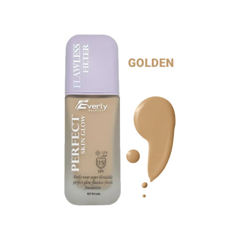 Everly Perfect Skin Glow Flawless Filter Foundation SPF15  - Golden (China)