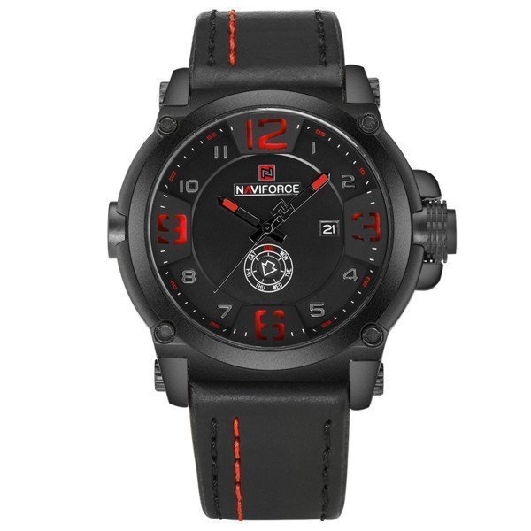 NAVIFORCE 9099 Men 3ATM Waterproof Date Wrist Watch Needle Quartz Movement