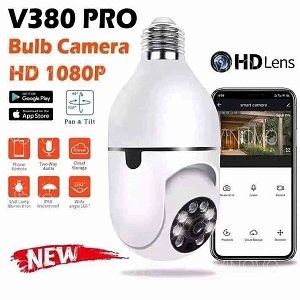 V380 3MP E27 Bulb WIFI Cc Camera
