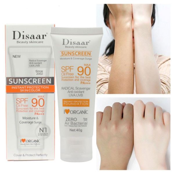 Disaar SPF90 Max Oil Free Sunscreen Protection Cream-40g